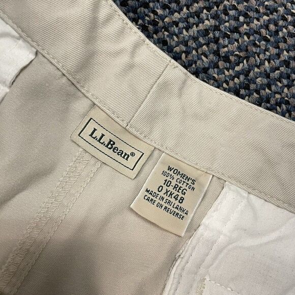 L.L. Bean Womens Beige Pants Size 10 - Picture 3 of 4